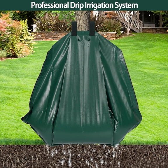 20 Gallon Pvc Drip Irrigation Bag, Durable Garden Watering Bag For Trees, Efficient Slow Release Watering System For Landscaping Plants