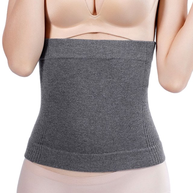 Jumpingount Soporte trasero de cintura elástica Fácil de usar Construcción duradera Protector Peso ligero cómodo Cinturones gris M