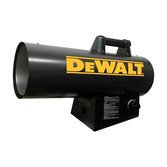 DeWalt DXH125FAV 125,000 BTU/hr. 3000 Sq. Ft. Forced Air LP Gas Portable Heater