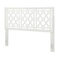 thumbnail image 3 of Comfort Pointe Thomas Chippendale White Wood Headboard - King, 3 of 8