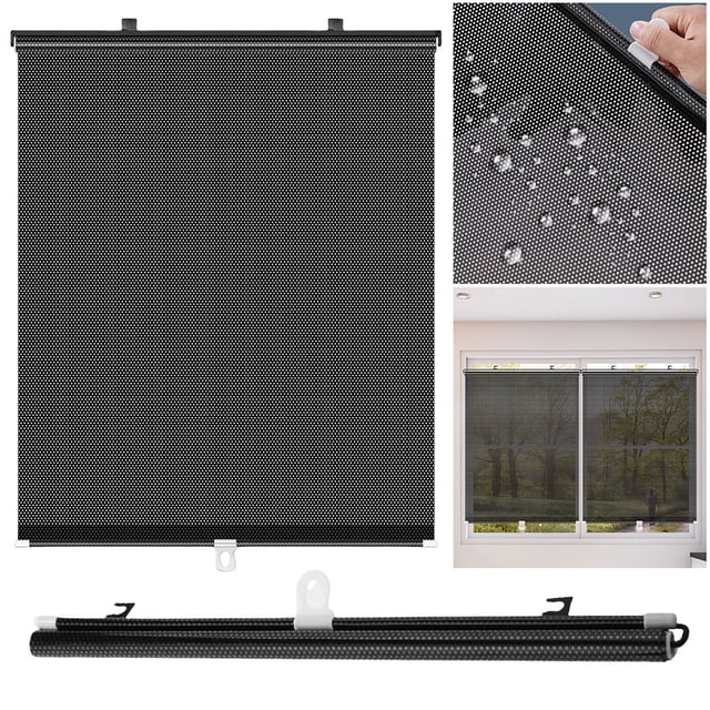 Cortinas Parasol para Ventana Con Ventosa Fácil Instalar Oficina en Casa