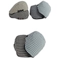 thumbnail image 6 of SikaFu Berets Spring Summer Cap Hat Men Women Plaid Beret Hat Adjustable Ivy Newsboy Flat Cap Artist Painter Hat Male Beret Cap, 6 of 6