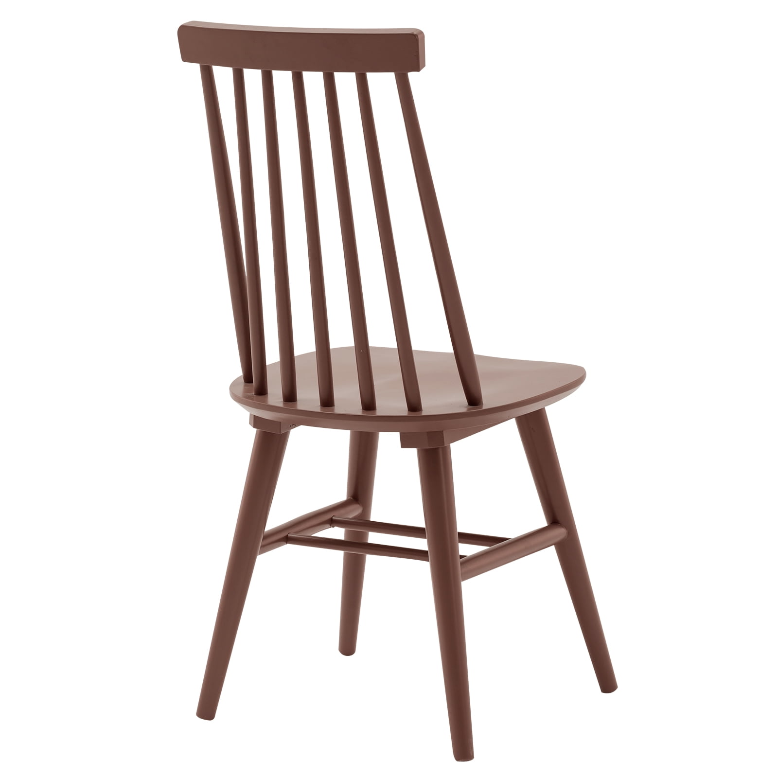 Duhome Elegant Lifestyle Dining Chairs Set of 2, Wood Dining Room Chairs Slat Spindle Back Kitchen Room Chair Windsor Chairs, Brown