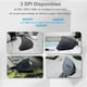 thumbnail image 4 of Mouse Ergonómico Inalámbrico Recargable Negro con Diseño de 6 Botones y 3 DPIs Ajustables, 4 of 8