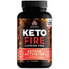 Ancient Nutrition, KetoFIRE Capsules (Caffeine Free), Exogenous Ketones and Electrolytes, 180 count