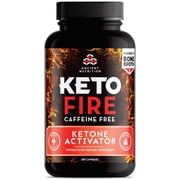 Ancient Nutrition, KetoFIRE Capsules (Caffeine Free), Exogenous Ketones and Electrolytes, 180 count