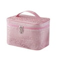 thumbnail image 2 of VALSEEL New Makeup Bag Large Capacity Portable Fashion Cute Women's Wash Bag Carrying Travel Bag Storage Bag Cosmetic Bags, 2 of 4