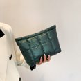 thumbnail image 4 of Bolsa de cosméticos acolchada para mujer bolsa de cosméticos de color sólido bolsa de cosméticos de viaje acolchada, 4 of 9