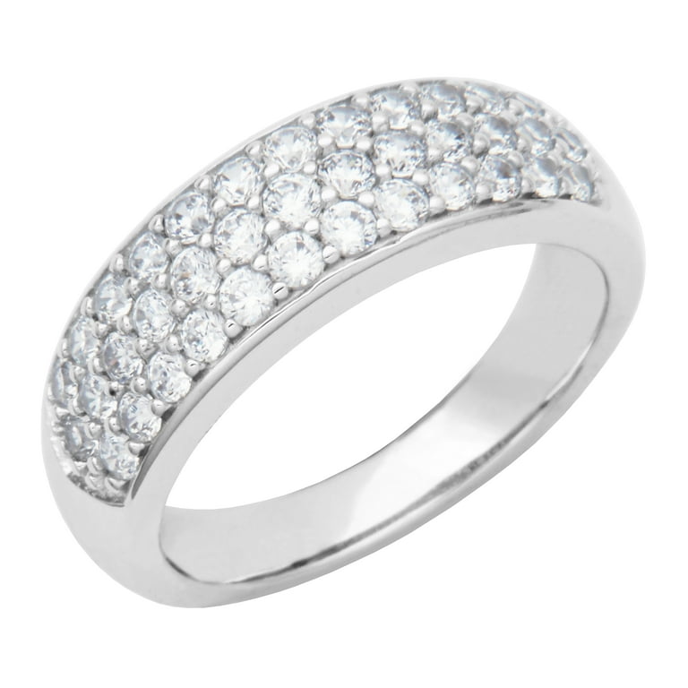 Forever Facets 1 CT TW Lab Grown Diamond Sterling Silver Wedding