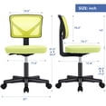 thumbnail image 3 of JOINSUN Desk Chair with Lumbar Support & Adjustable Height, 200 lb. Capacity, Green, 3 of 10