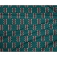 thumbnail image 4 of oneOone Tissu Polyester Lycra Imprimé Bloc Triangle au Mètre 56 Pouces de Large, 4 of 4