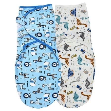 UPC: 0884381834559 | Baby Swaddle Wrap Newborn Blankets for 0-6 Months Large Adjustable Infant Sleep Sack 2 Pack