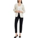 thumbnail image 2 of Blazer casual de botón con solapa abierta para mujer Allegra K, chaqueta de oficina XS blanca, 2 of 6