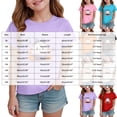 thumbnail image 3 of Enyan Halloween Shirt Girls Short Sleeve Crewneck Tshirts Cute Ghost Graphic Tees Halloween Girls Shirt(Size 9-10 Years), 3 of 5