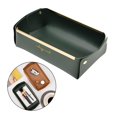 thumbnail image 4 of Caja de almacenamiento de escritorio Soledad de cuero PU verde, 4 of 10
