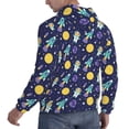 thumbnail image 6 of Daiia Astronaut Corgi for Men's Fashion Hoodies & Sweatshirts with Kangaroo Pocket Hooded Sweatshirt Breathable & Moisture Wicking-X-Large, 6 of 7