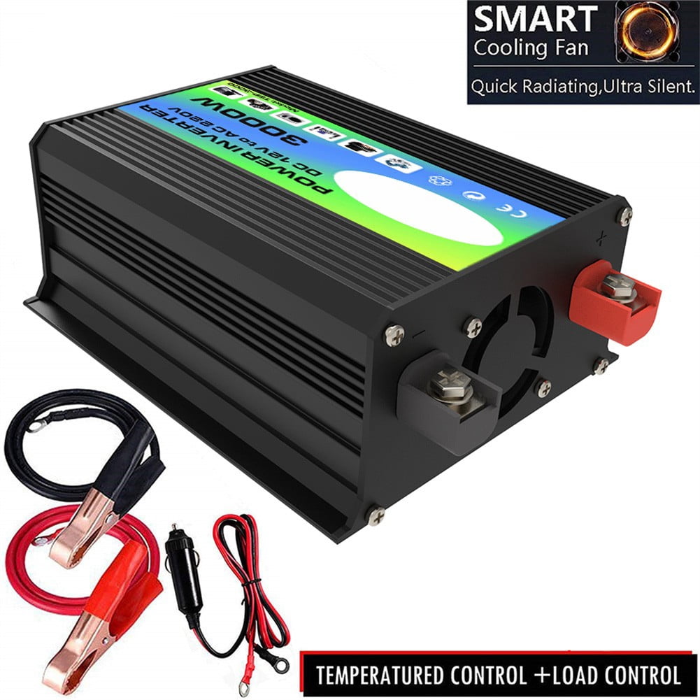 Mosiee Pure Sine Wave Inverter 3000W Boat Car Converter Power Inverter Dc 12V To Ac 110V/220V Invertor Usb Car Power Inverter