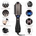 thumbnail image 6 of One Step Hair Dryer & Volumizing Hot Air Brush, Blow Dryer, Ceramic Straightener, Curler & Hot Comb 4 in 1 Salon Ionic Brush, Hair Styling Tools, Black, 6 of 8