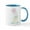 White/Blue Inside, variant on CafePress - Stacked Marshmallows Mug - 11 oz Ceramic Mug - Novelty Coffee Tea Cup