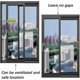 thumbnail image 2 of Childproof Drawer Locks, Pinch-Proof Safety Locks for Cabinets and Sliding Doors, 10 Pack White Longitudinal Baby Safety Locks, 2 of 5