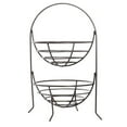 thumbnail image 3 of HUBERT Countertop Merchandising Rack 2 Tier, Espresso Metal - 14" L x 10" W x 18 1/2 H, 3 of 3
