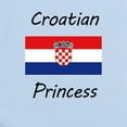 thumbnail image 2 of CafePress - Croatian Princess Body Suit - Baby Light Bodysuit, Size Newborn - 24 Months, 2 of 4