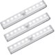 thumbnail image 1 of (Upgraded Version) Motion Sensor Lights, Battery-Powered LED Night Lights, Stick-Anywhere Closet Lights Stair Lights, Wall Lights(White - Pack of 3), 1 of 4