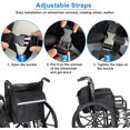 thumbnail image 4 of Bolsa Perfecta Bolsa De Almacenamiento De Silla De Ruedas De Tela Oxford Impermeable Para Silla De Ruedas Con Tiras Reflectantes Para Manijas De Silla De Ruedas Negro. Afortunado Sencillez, 4 of 4