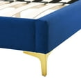 thumbnail image 6 of Modway Sunny Performance Velvet Twin Bed in Navy, 6 of 10