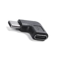 thumbnail image 1 of 90 Degree USB C Adapter Reversible Connector Type C Male to Female 10Gbps Data Fast Charging Multiple Device Supported, 1 of 4