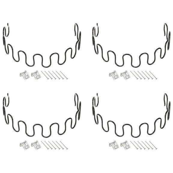 Uxcell 4Sets Upholstery Spring Replacement Kits, 17.72" Sagging Cushions Repair Kit with Clips Nails for Furniture