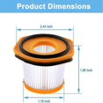 thumbnail image 2 of 8 Pack Vacuum Filter Replacement for Shark WS620 WS632 WS630 Filter, 2 of 5