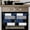 Blue Gray Black, variant on Navy Blue Black Grey Kitchen Towels Set of 4, Water Absorbent Dish Towel, Modern Irregular Geometric Abstract Decorative Hand Towels - Quick Drying Cloth for Cooking Baking, 18x28 Inch