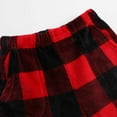 thumbnail image 4 of ABATAB Plaid Cute Pajama Pants for Women Warm Casual Elastic Waisted Pj Bottoms Soft Sleep Lounge Pants with Pockets, 4 of 5