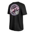 thumbnail image 3 of -New Era  Black Brooklyn Nets Glow-in-the-Dark T-Shirt, 3 of 3