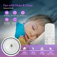 thumbnail image 4 of Sofucor 19-Inch Flush Mount Ceiling Fan with LED Lights, Remote and App Control, 4 of 10