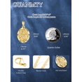 thumbnail image 3 of TANGPOET St Dymphna Medal Pendant Necklace Protection Necklace, 3 of 5