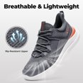thumbnail image 4 of FitVille Men's Wide Fit Lightweight Walking Shoes Slip-resistant Comfort Shoes for Men with Arch Support, 4 of 8