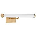 thumbnail image 2 of 31012HB-GW Hinkley Lighting Regis - 28W LED Medium Adjustable Picture Light-5.5 Inches Tall and 24.5 Inches Wide-Heritage Brass/Gloss White Finish, 2 of 12