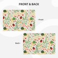 thumbnail image 4 of Placemats Set of 4 / 6, Ladybug And Wild Flowers Placemats for Dining Table Indoor/Outdoors Heat Resistant Washable Placemats 18" x 12", 4 of 8