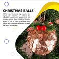 thumbnail image 3 of Injueey 6 piezas bolas de Navidad Navidad chimenea pared techo colgante Año Nuevo atmósferas decoración colgante interior relleno Kits de decoración para fiestas Tipo 2 Injueey HA070115-02, 3 of 6