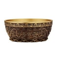 thumbnail image 1 of Feng Shui Wealth Bowl Pure Copper Double Appearing Base Treasury with Inscription Desk Altar Sacred for, 1 of 8