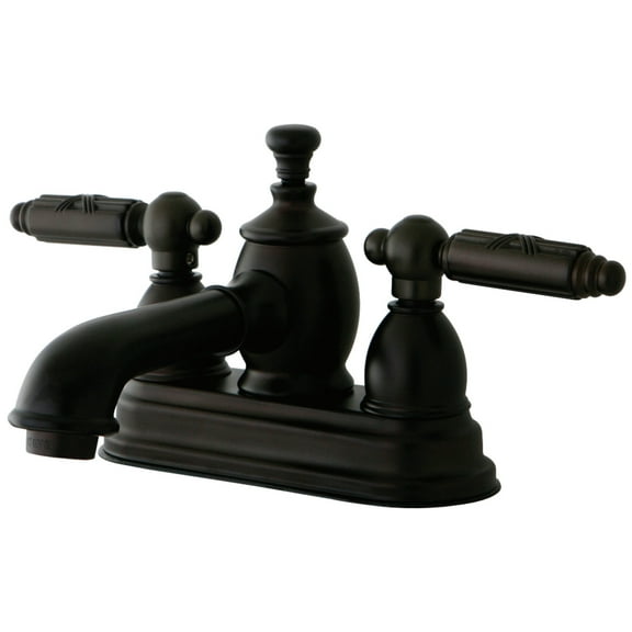 Kingston Brass KS7005GL 4 in. Centerset Bathroom Faucet, Oil Rubbed Bronze