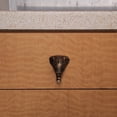 thumbnail image 4 of Zeckos Gold Cast Iron Elephant Head Cabinet Drawer Pulls Set of 6, 4 of 7
