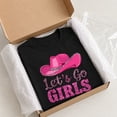 thumbnail image 4 of Western Pink Cowgirl Hat Graphic T-Shirt, Unisex Classic Fit Tee, 4 of 9