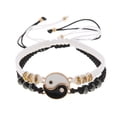 thumbnail image 4 of Couple Bracelets Set, Best Friend Bracelets for 2 Matching Yin Yang Adjustable Cord Bracelet Symbol Love for Relationship Boyfriend Girlfriend Valentines Gift, 4 of 9