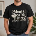 thumbnail image 2 of Mental Health Matters Graphic T-Shirt, Unisex Classic Fit Cotton Tee, 2 of 9