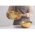 thumbnail image 4 of Pampa Bay Titanium-Plated Porcelain Large Salad Bowl, 10.5 Inch, Matte Gold Tone, Oven, Freezer, Dishwasher Safe, 4 of 5