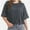 Deep green, variant on Women's Loose Fit Crop Tee - Short Sleeve Crew Neck Casual T-Shirt - Summer Comfort Top