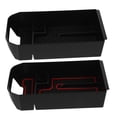thumbnail image 6 of ELAYARD 2-Pack Black Center Console Organizer Tray for Car Armrest with Multiple Storage Compartments, 6 of 8